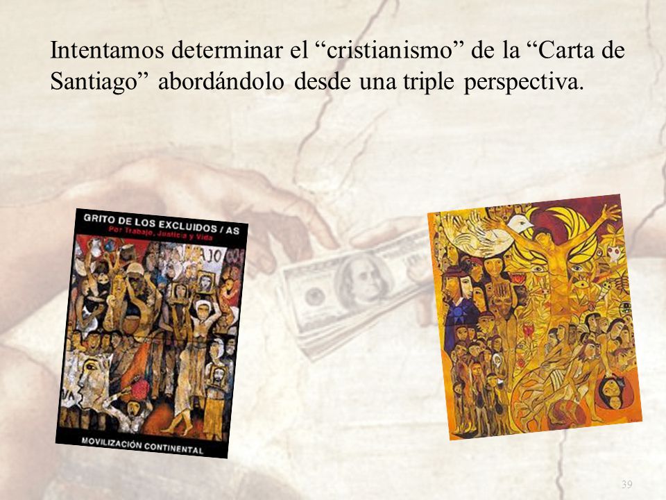 Intentamos determinar el cristianismo de la Carta de Santiago abordándolo desde una triple perspectiva.