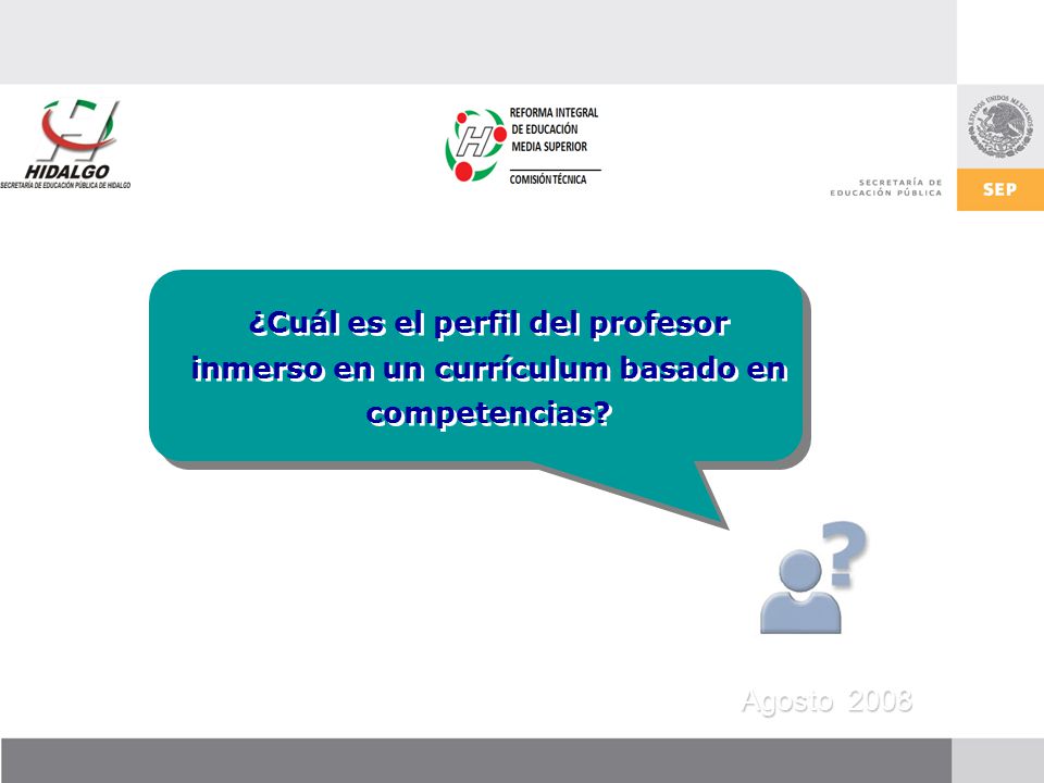 ¿Cuál es el perfil del profesor inmerso en un currículum basado en competencias