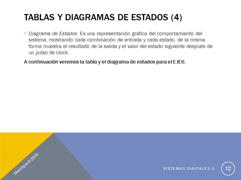 Tablas y diagramas de estados (4)