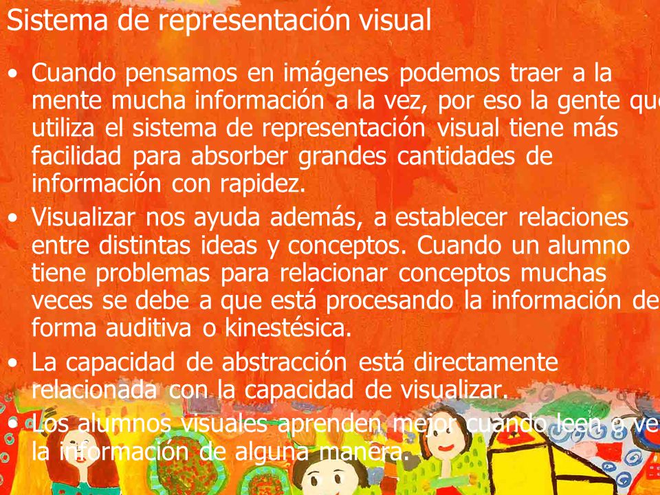 Sistema de representación visual