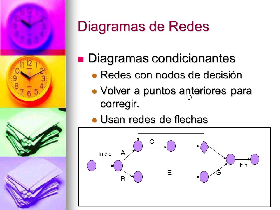 Diagramas de Redes Diagramas condicionantes
