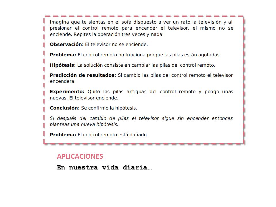APLICACIONES En nuestra vida diaria…