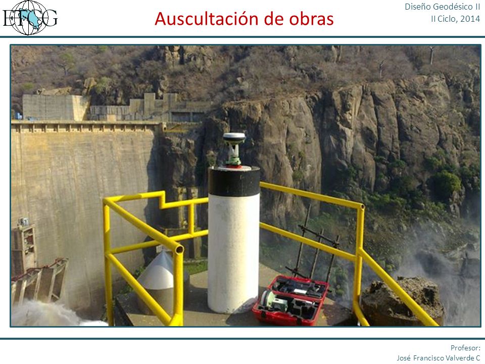 Auscultación de obras Diseño Geodésico II II Ciclo, 2014 Profesor:
