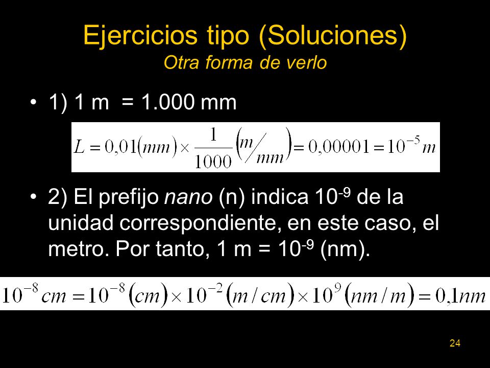 Ejercicios tipo (Soluciones) Otra forma de verlo