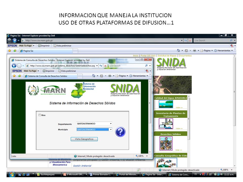 INFORMACION QUE MANEJA LA INSTITUCION USO DE OTRAS PLATAFORMAS DE DIFUSION…1