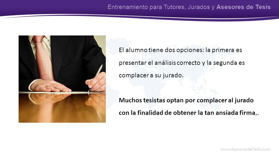 Entrenamiento para Tutores, Jurados y Asesores de Tesis