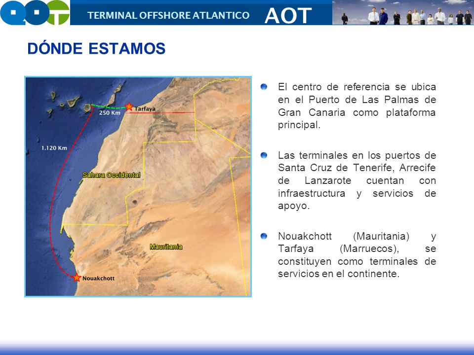 DÓNDE ESTAMOS El centro de referencia se ubica en el Puerto de Las Palmas de Gran Canaria como plataforma principal.