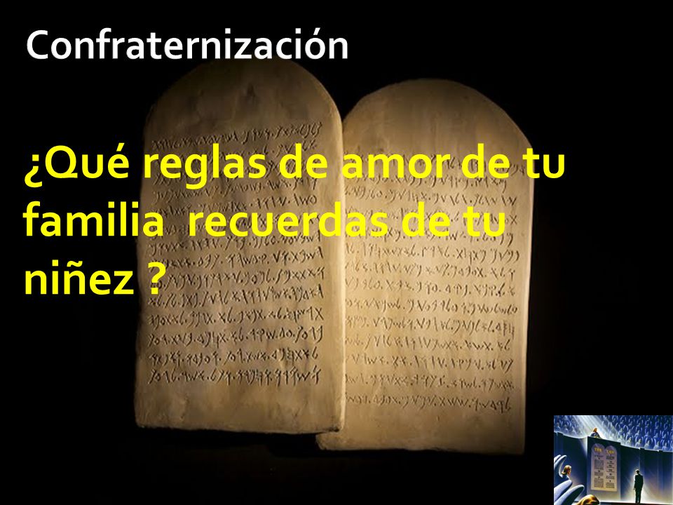 ¿Qué reglas de amor de tu familia recuerdas de tu niñez