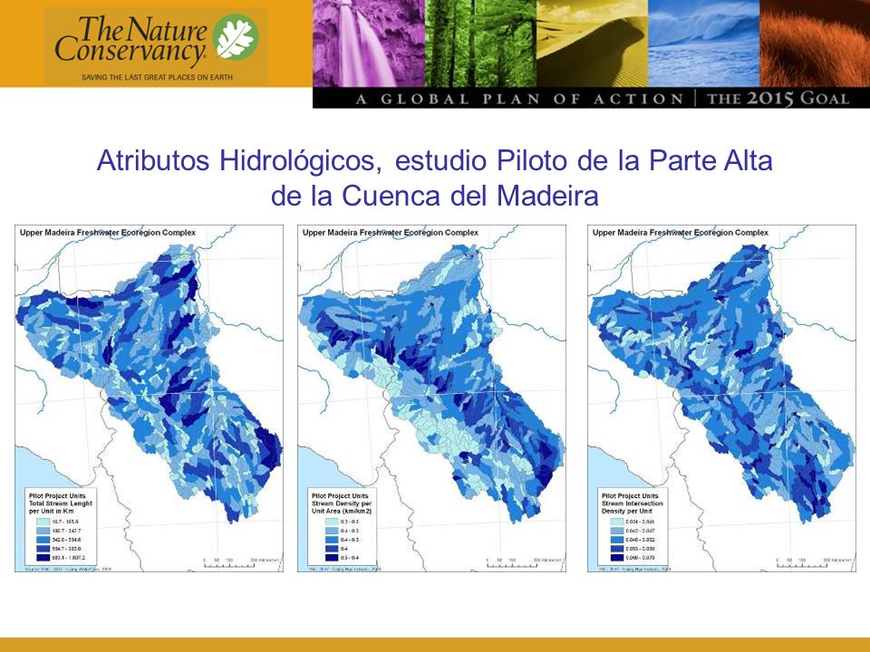 Atributos Hidrológicos, estudio Piloto de la Parte Alta de la Cuenca del Madeira