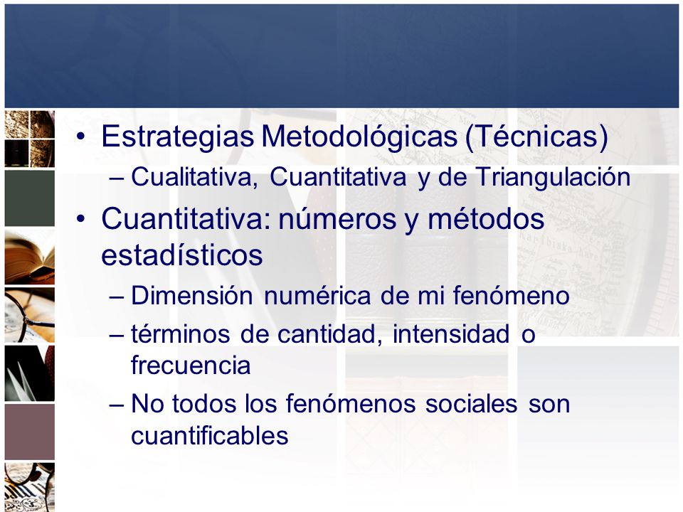 Estrategias Metodológicas (Técnicas)