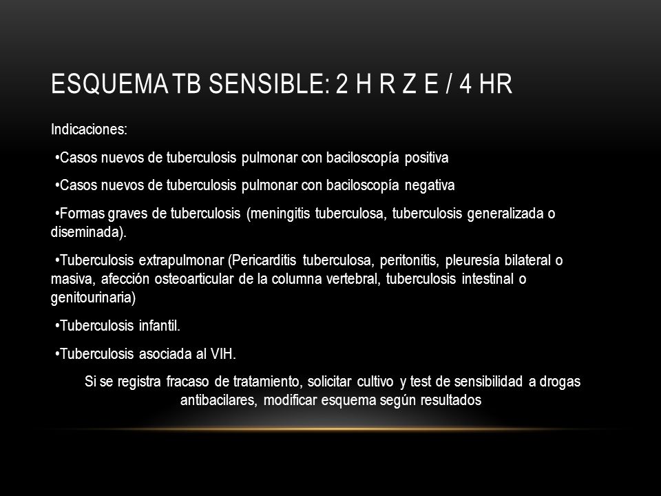 Esquema Tb sensible: 2 H R Z E / 4 HR
