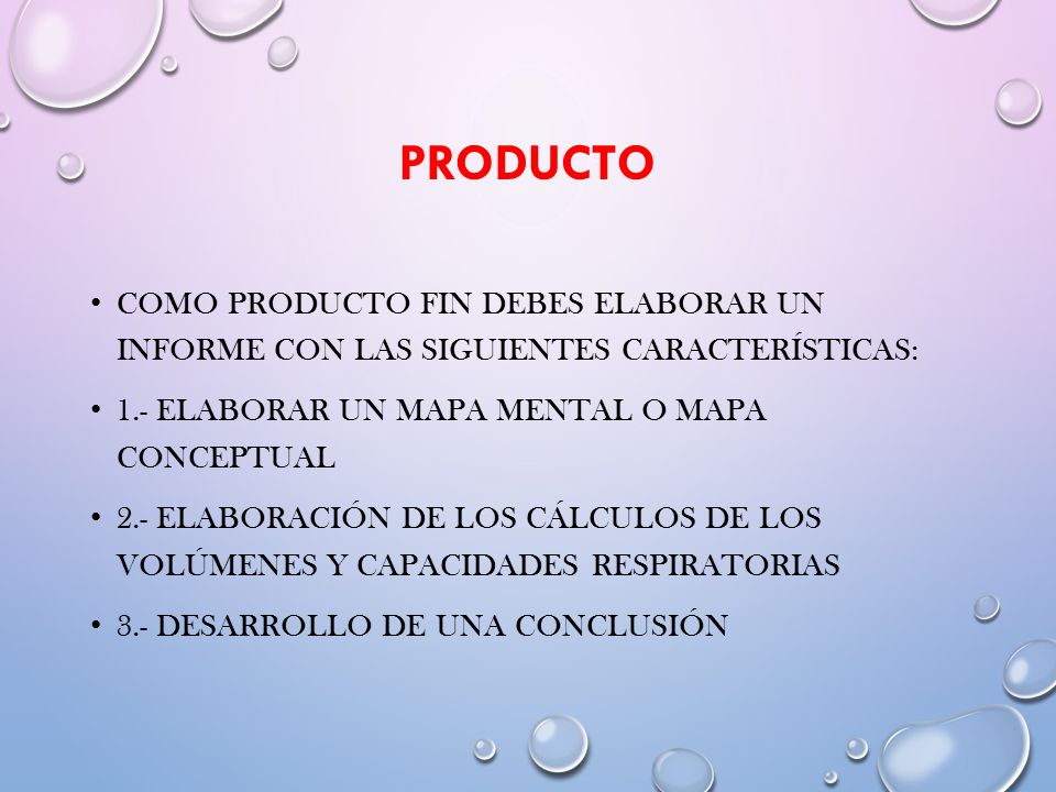 PRODUCTO como producto fin debes elaborar un informe con las siguientes características: 1.- Elaborar un mapa mental o mapa conceptual.