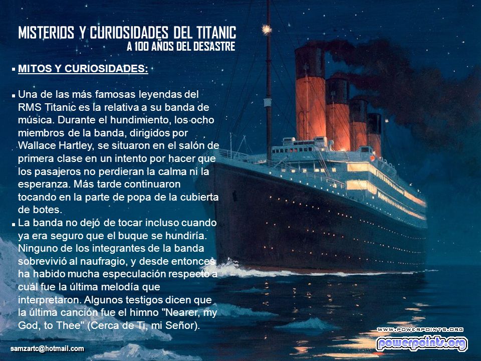 . . . MISTERIOS Y CURIOSIDADES DEL TITANIC A 100 AÑOS DEL DESASTRE