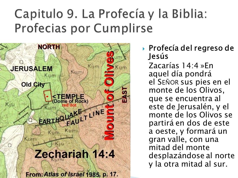 Capitulo 9. La Profecía y la Biblia: Profecias por Cumplirse