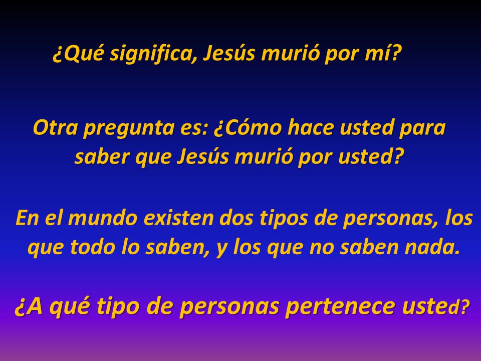 ¿A qué tipo de personas pertenece usted