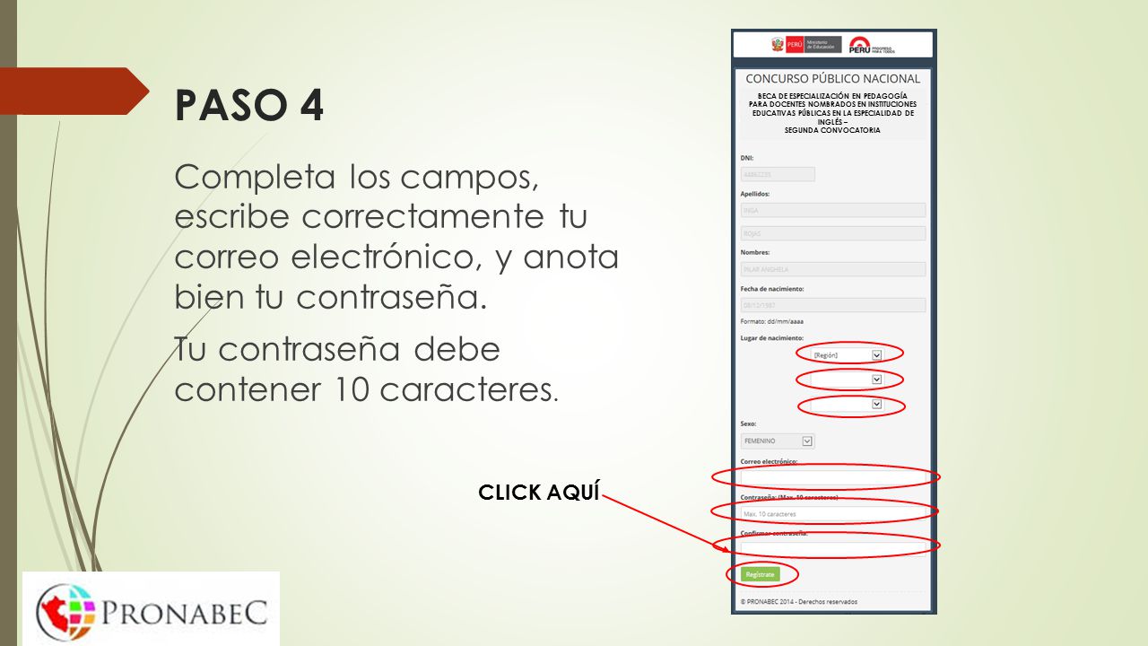 PASO 4 BECA DE ESPECIALIZACIÓN EN PEDAGOGÍA PARA DOCENTES NOMBRADOS EN INSTITUCIONES EDUCATIVAS PÚBLICAS EN LA ESPECIALIDAD DE INGLÉS –