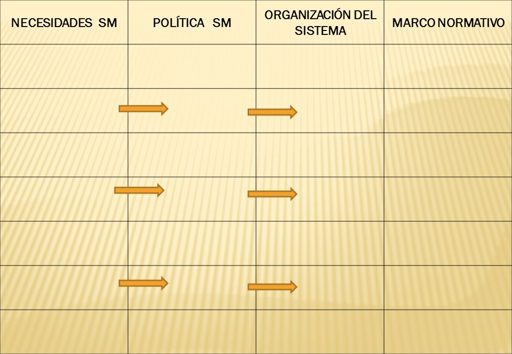 ORGANIZACIÓN DEL SISTEMA