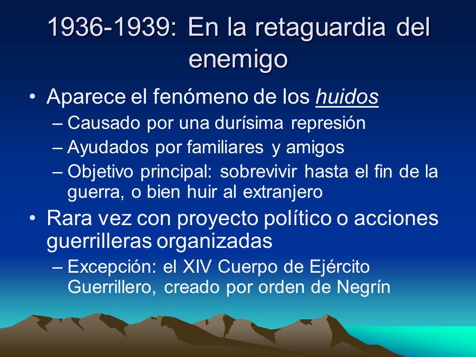 : En la retaguardia del enemigo