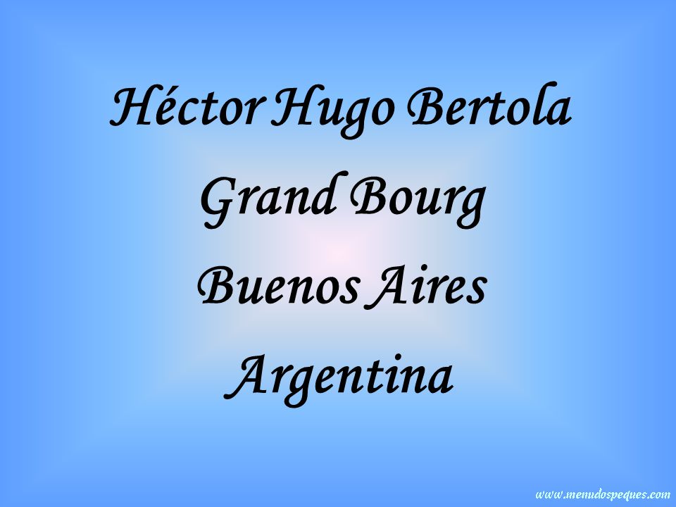 Héctor Hugo Bertola Grand Bourg Buenos Aires Argentina