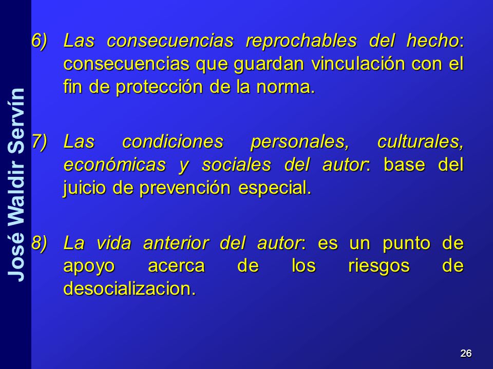 Las consecuencias reprochables del hecho: consecuencias que guardan vinculación con el fin de protección de la norma.