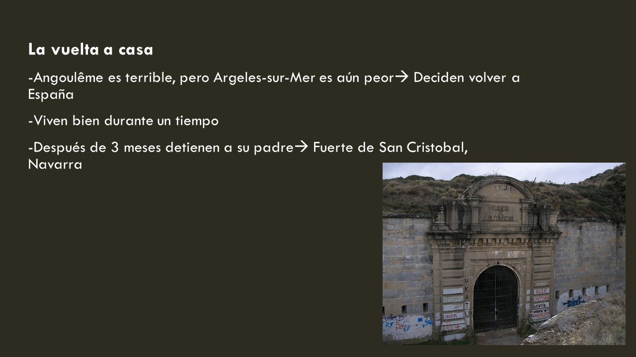 La vuelta a casa -Angoulême es terrible, pero Argeles-sur-Mer es aún peor Deciden volver a España.