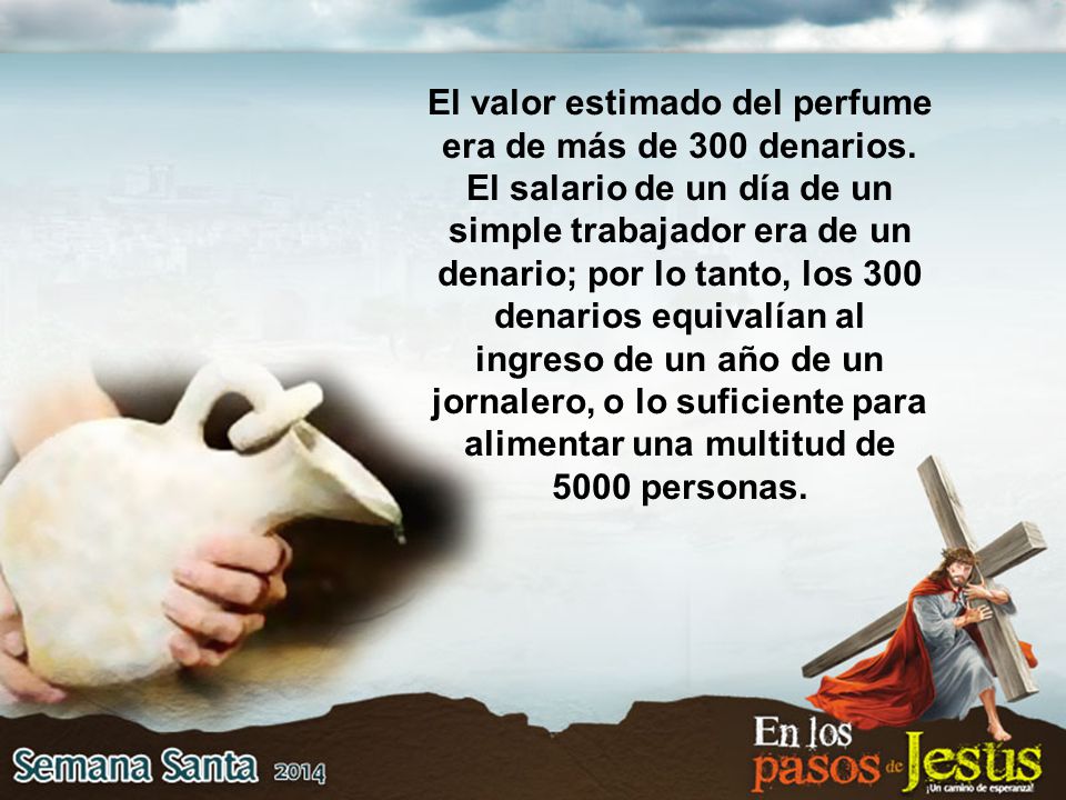 El valor estimado del perfume era de más de 300 denarios