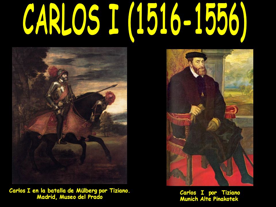 Carlos I en la batalla de Mülberg por Tiziano. Madrid, Museo del Prado