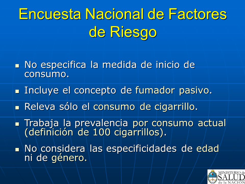 Encuesta Nacional de Factores de Riesgo
