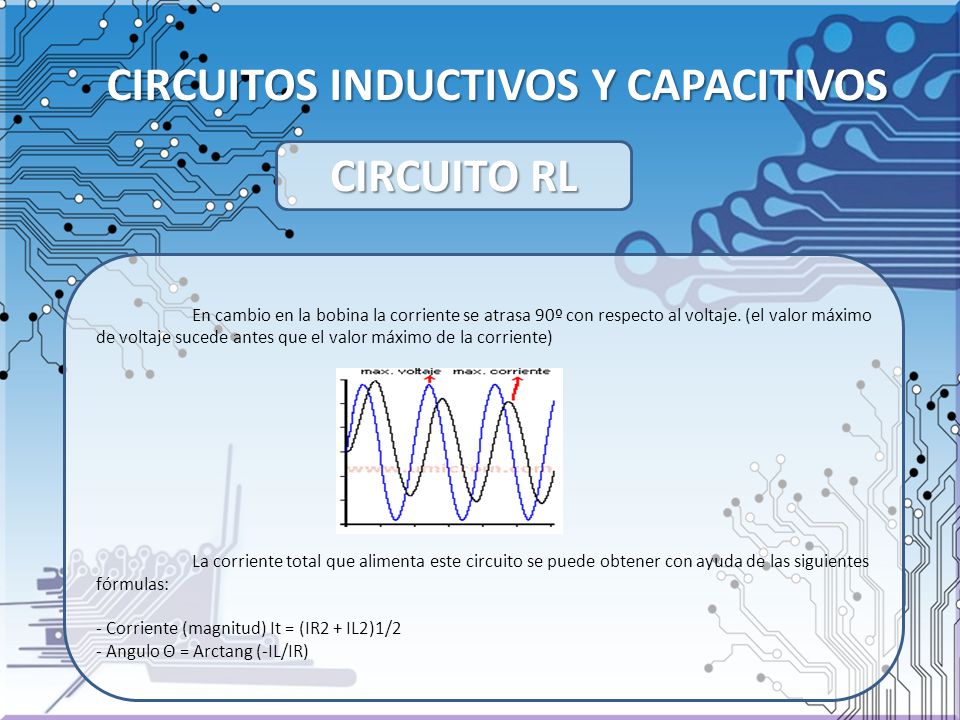 CIRCUITOS INDUCTIVOS Y CAPACITIVOS