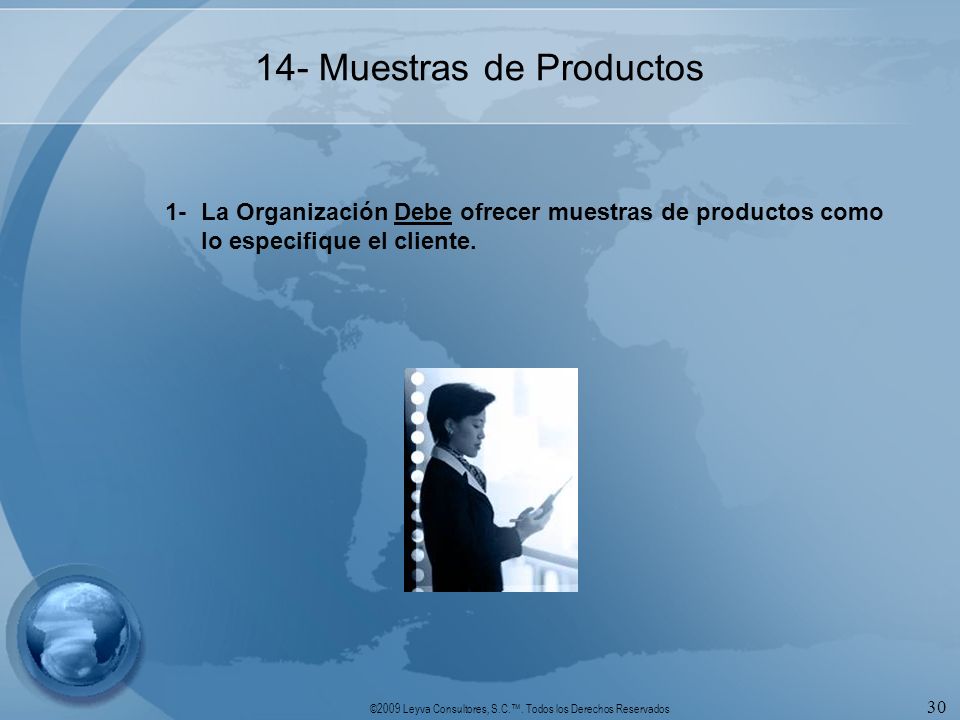 14- Muestras de Productos
