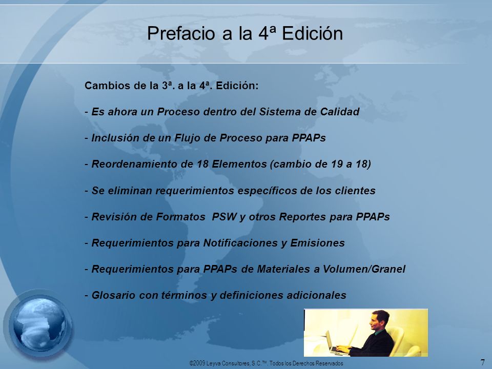 Prefacio a la 4ª Edición Cambios de la 3ª. a la 4ª. Edición: