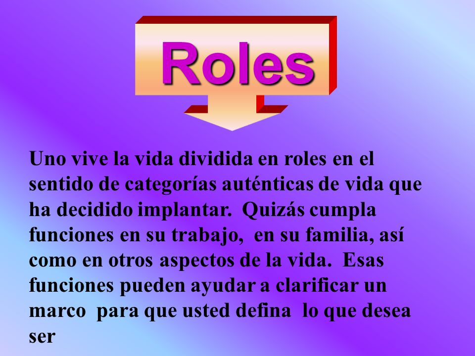 Roles
