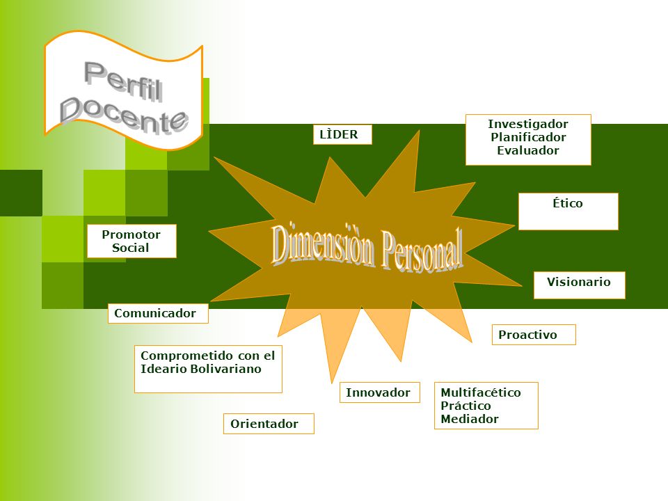 Perfil Docente Dimensiòn Personal Investigador Planificador Evaluador