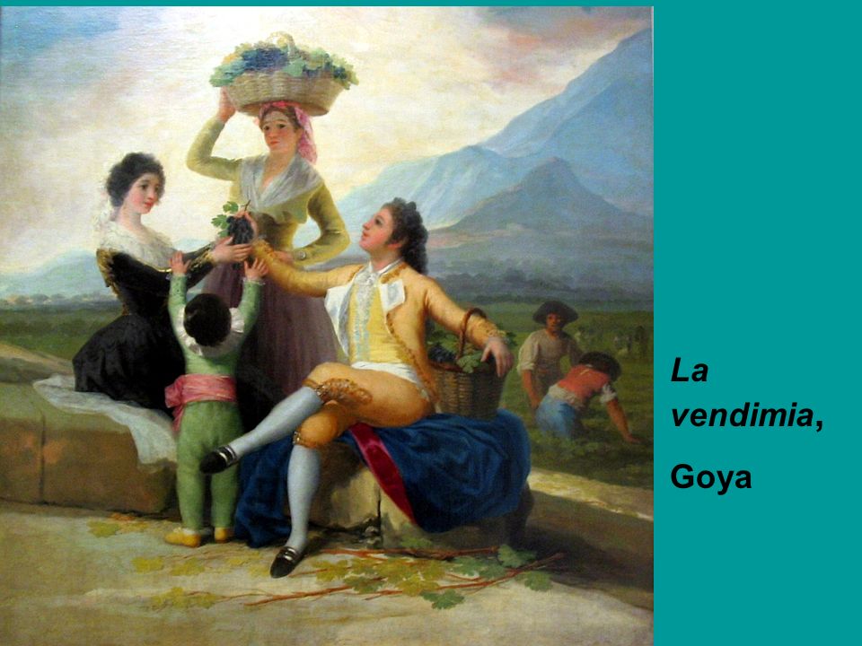 La vendimia, Goya