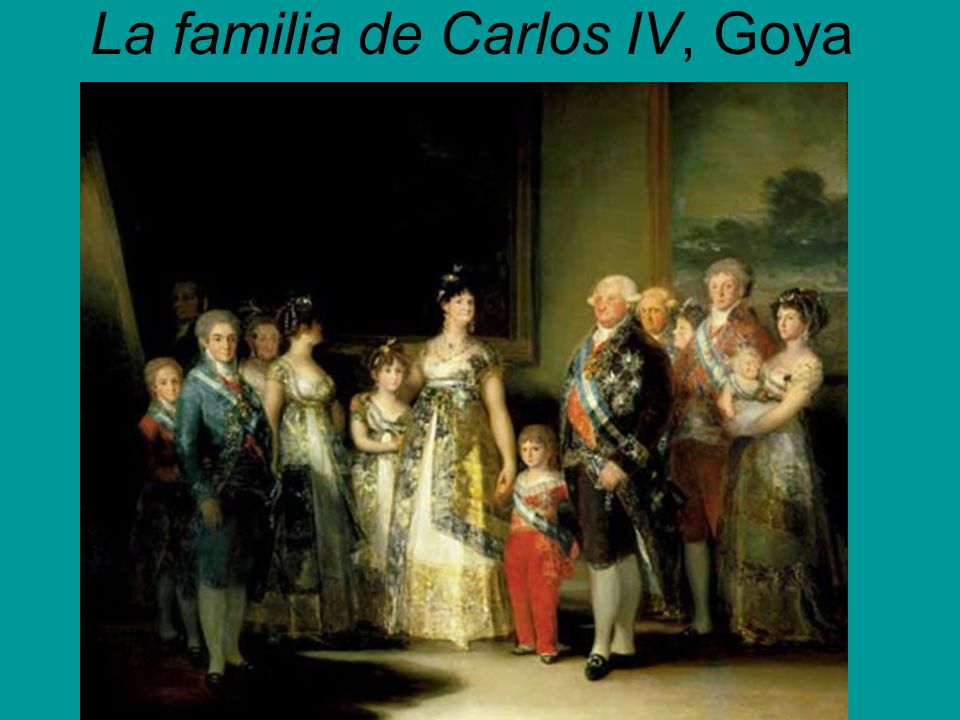 La familia de Carlos IV, Goya