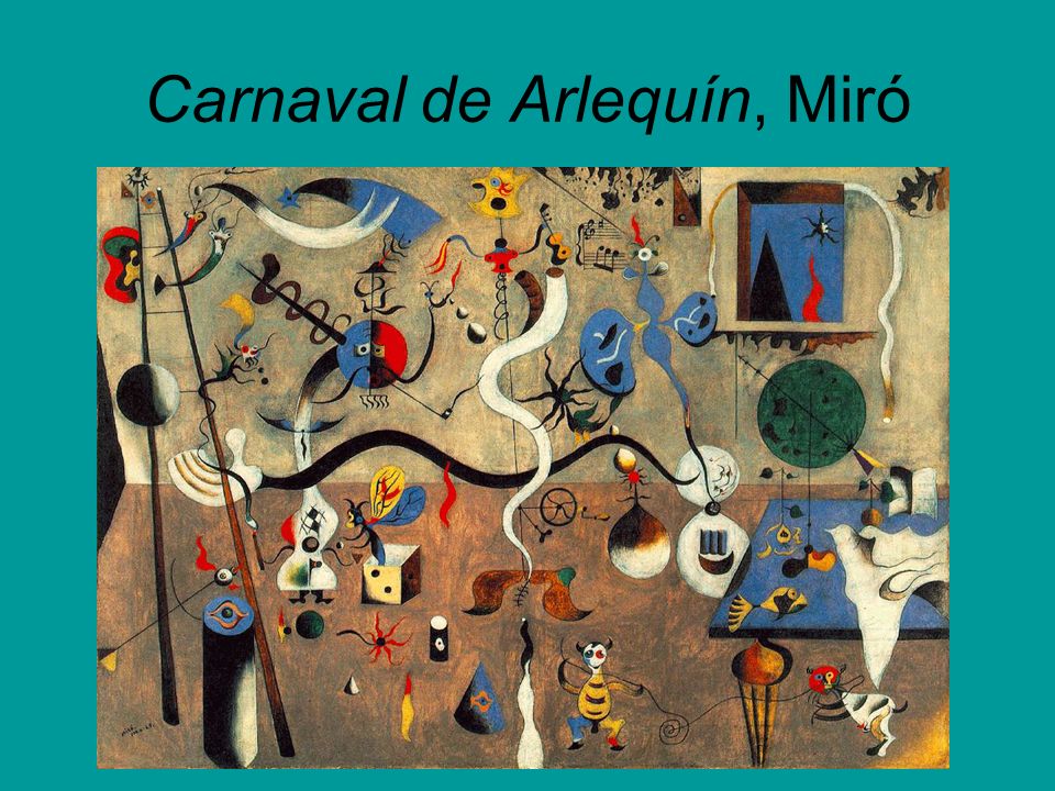 Carnaval de Arlequín, Miró
