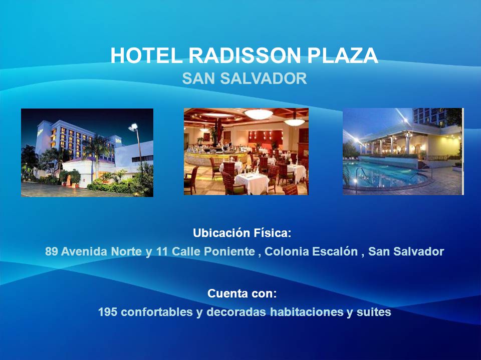 Cuenta con: 195 confortables y decoradas habitaciones y suites