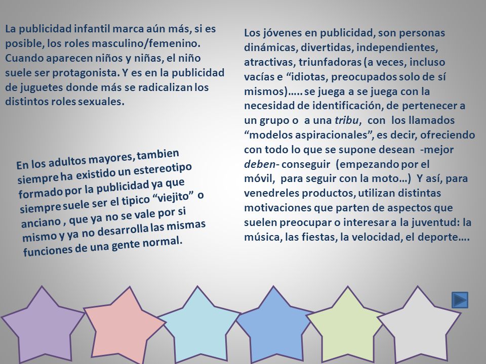 La publicidad infantil marca aún más, si es posible, los roles masculino/femenino.