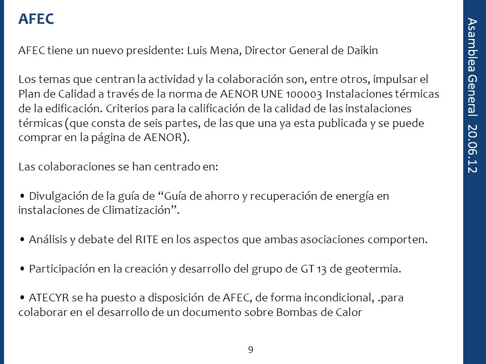 AFEC AFEC tiene un nuevo presidente: Luis Mena, Director General de Daikin.