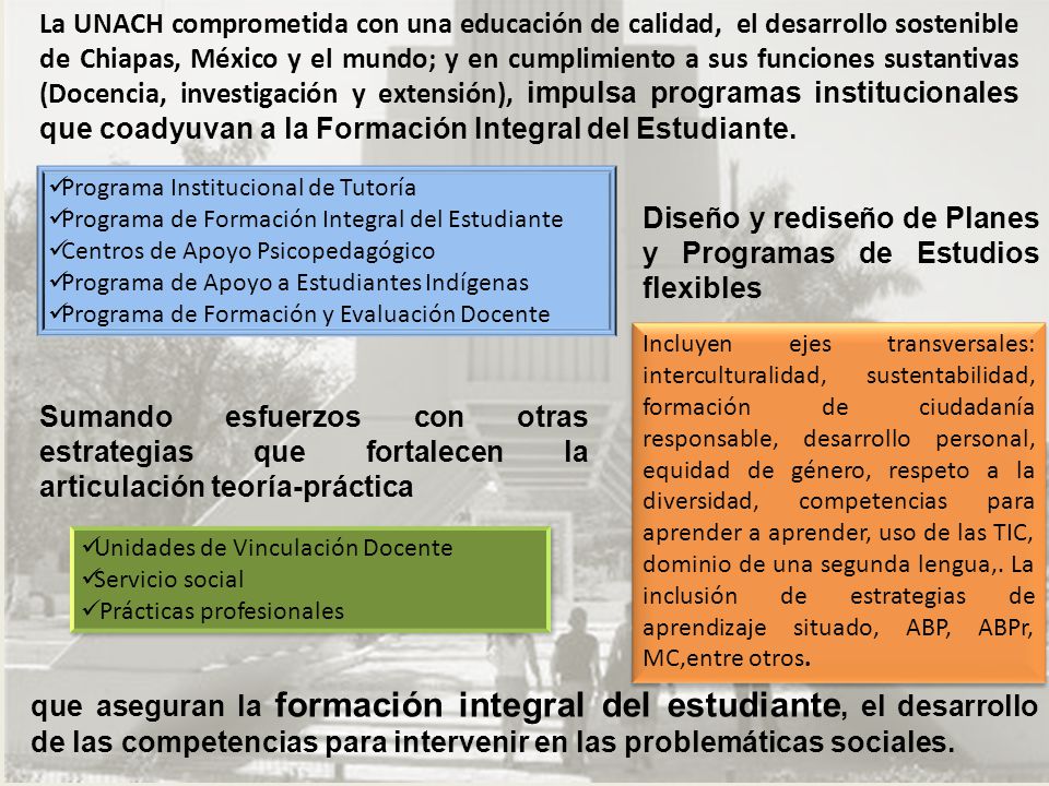 Diseño y rediseño de Planes y Programas de Estudios flexibles
