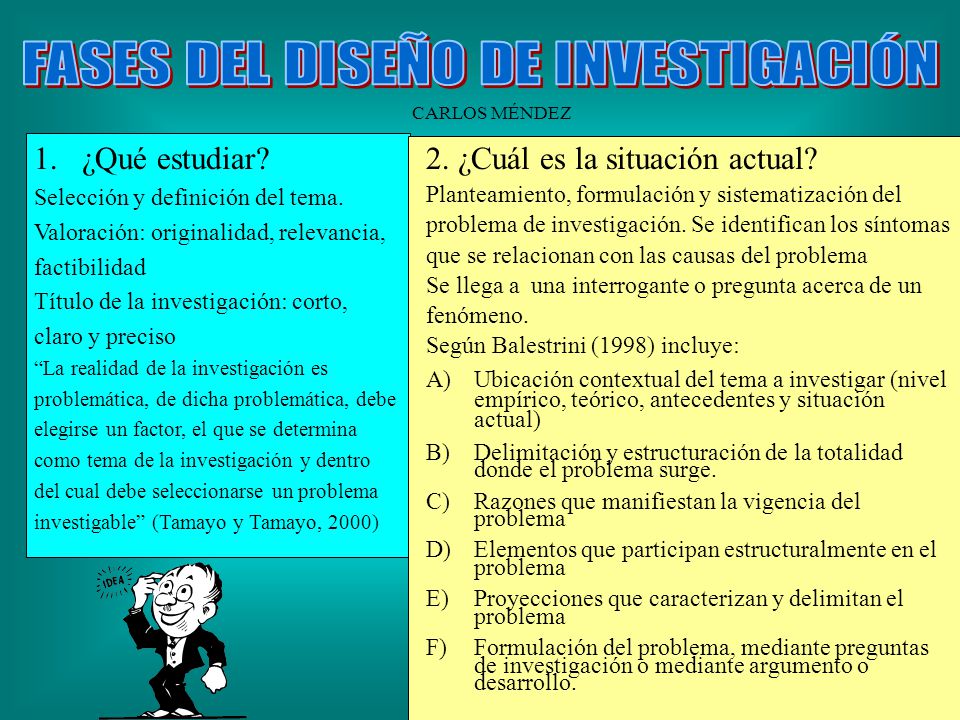 FASES DEL DISEÑO DE INVESTIGACIÓN