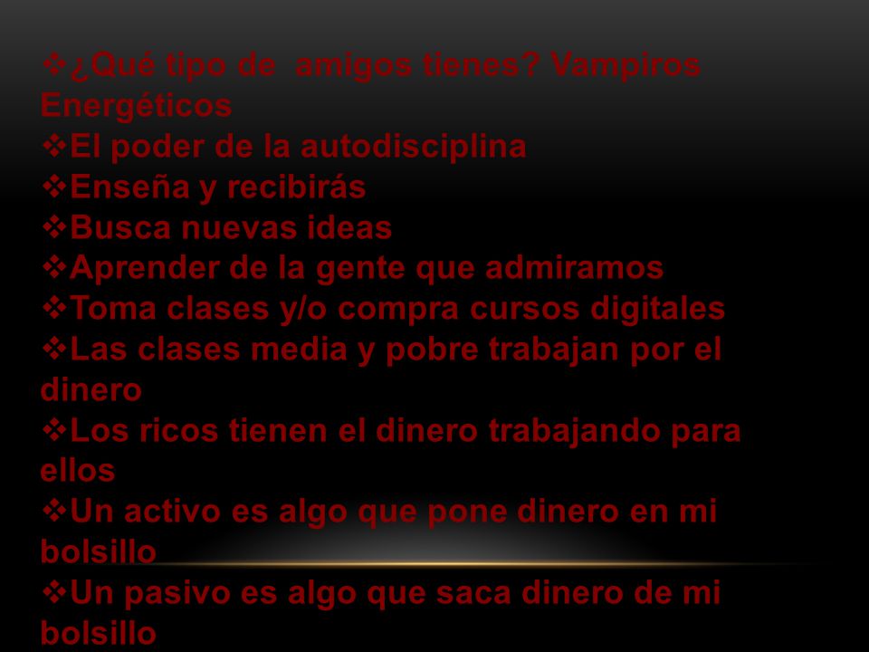 ¿Qué tipo de amigos tienes Vampiros Energéticos