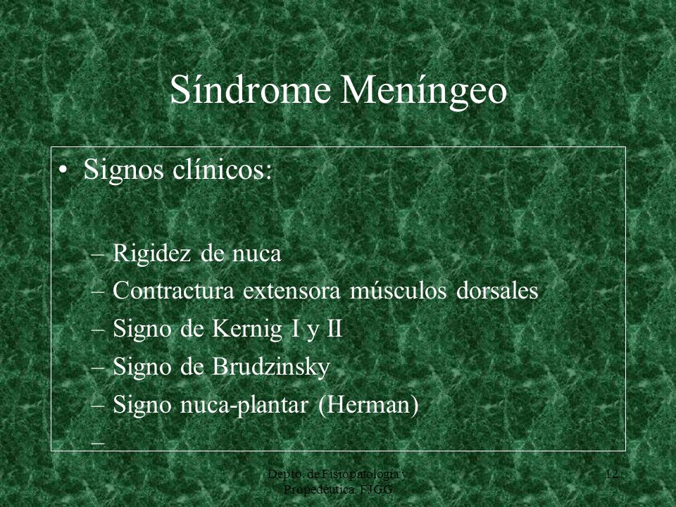 Depto. de Fisiopatología y Propedéutica. FJGG