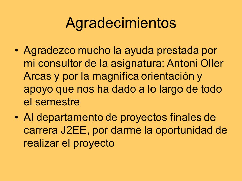Agradecimientos