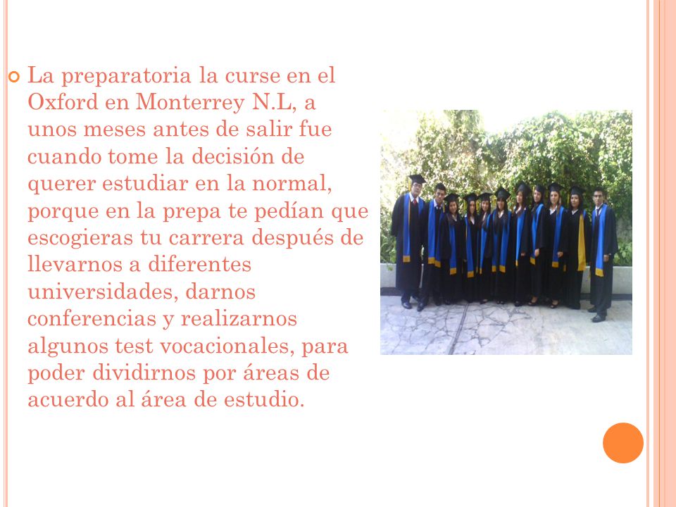 La preparatoria la curse en el Oxford en Monterrey N