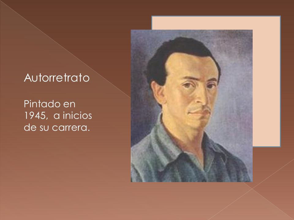 Autorretrato Pintado en 1945, a inicios de su carrera.
