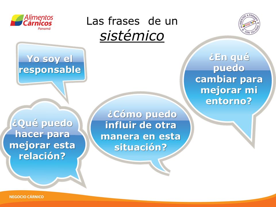 Las frases de un sistémico