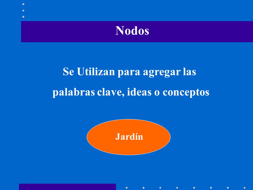 Se Utilizan para agregar las palabras clave, ideas o conceptos
