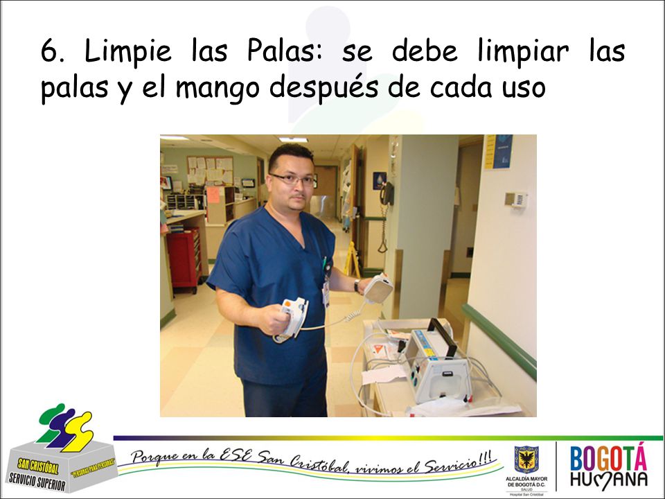 6. Limpie las Palas: se debe limpiar las palas y el mango después de cada uso