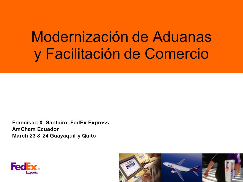 Modernización de Aduanas y Facilitación de Comercio